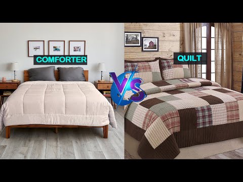 Comforter vs Quilt
