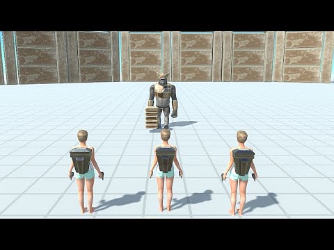 GHOR HAMMER VS 3X FOURTH UNIT - Animal Revolt Battle Simulator