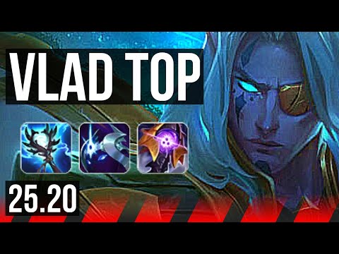 VLADIMIR vs IRELIA (TOP) | 6 solo kills, Godlike, 11/3/5 | KR Diamond | 25.20