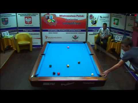 Mistrzostwa Polski Juniorów w Bilard 9 bil-Kielce 2014 -Ząbekci-Tonojan