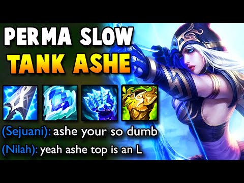 My team flamed me for picking Perma-Slow Ashe Top, so I carried then went afk for 10 minutes and won