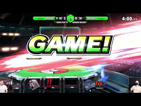 WeeklyVac 74 - SSBU - Whisper (Sephiroth) vs Wowyuu (Sephiroth)