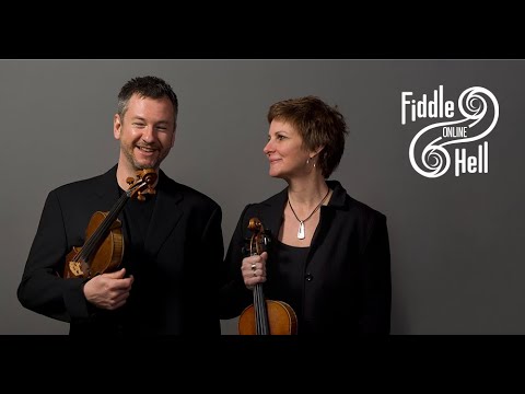 Fiddle Hell Online Jam #25 July 5 2020: Rose Clancy (fiddle, tenor banjo) and Clayton March (fiddle)