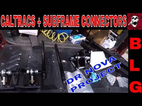 CALTRACS TRACTION BAR INSTALL ON NOVA + SUBFRAME CONNECTOR INSTALL