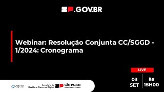 5. Resolução Conjunta CC/SGGD – 1/2024: Cronograma