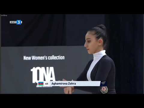 Zohra Aghamirova Ribbon AA European RG Championships Kiev 2020