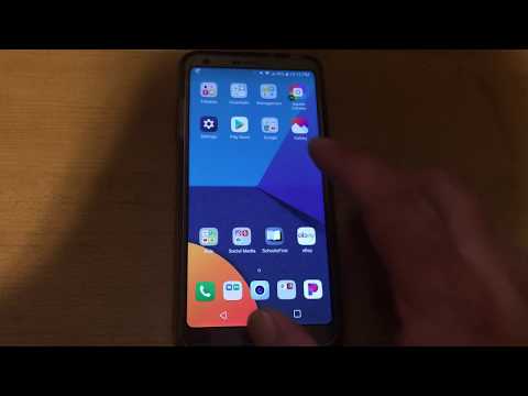 Factory Resetting my LG G6 (H872) -  Settings , General , Reset