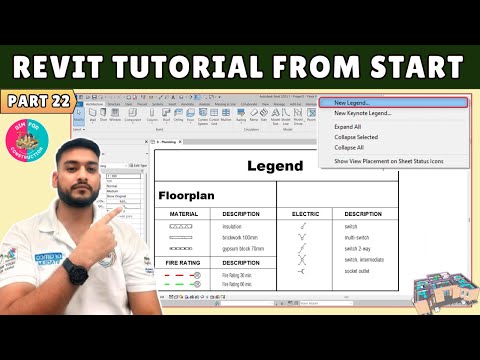 #22 Revit Tutorial: How to Create Legends in Revit?