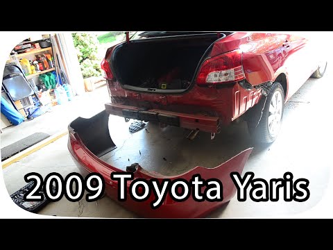 How to: Toyota Yaris Bumper Support Replacement