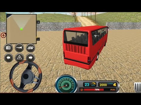 Uphill offroad bus driving simulator 2021 - Realistic Coach Bus Simulator Android Gameplay