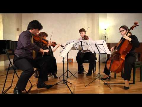 Israel Haydn Quartet Franz Schubert string quartet in A minor - Rosamunde 1st movement