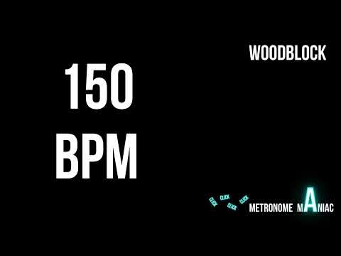 Metronome 150 BPM - Woodblock