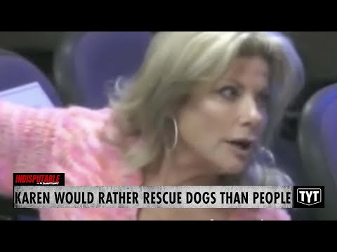 MAGA Woman Would Rather Rescue Dogs Than Refugees