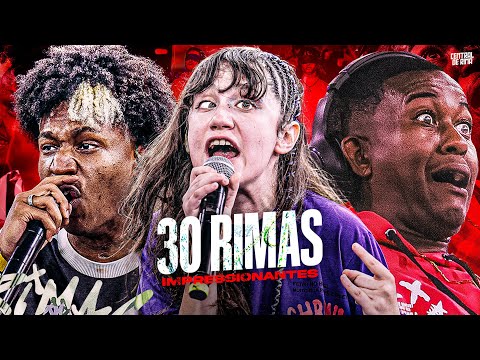 30 RIMAS IMPRESSIONANTES EM 2025! 🔥