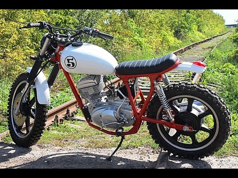 Russian Izh Jupiter 3custom Soviet Izh motorcycle, with one silencer, very choking Jupiter,
