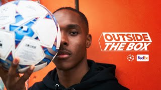 How does it feel to score on UCL debut? Mathys Tel tells his story | Outside the Box