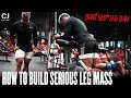 How to Build Monster Quads and Giant Legs l Leg Workout