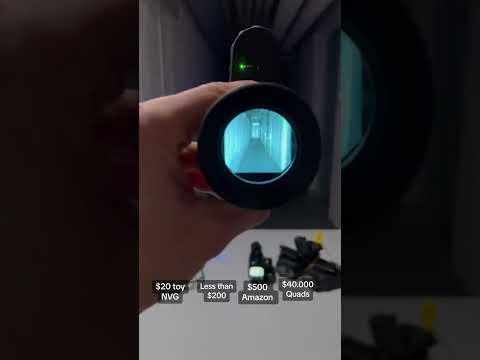 Comparing different types of night vision goggles😎