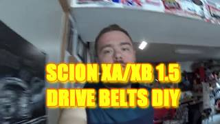 DIY Belts on Scion XA/XB first gen 1.5