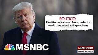 Draft Executive Order Was A ‘Nightmare Scenario’ In Trump’s Final Days