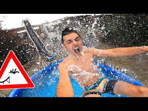 Wir bauen eine RAMPE an unsere WASSERRUTSCHE! #4