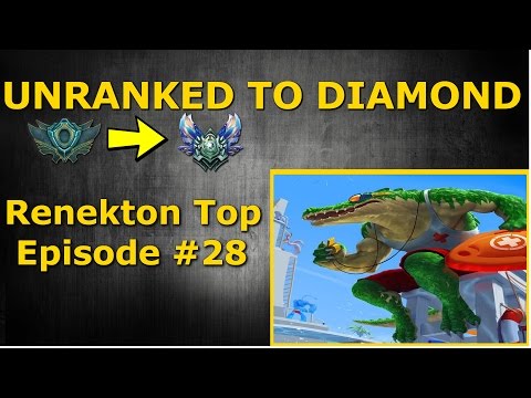 Unranked to Diamond - Renekton Top Season 6 - Episode #28