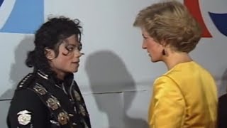 Video thumbnail of "Michael Jackson meets Princess Diana & Prince Charles"