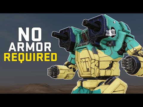 No Armor, Dual HAG40's - Mechwarrior Online
