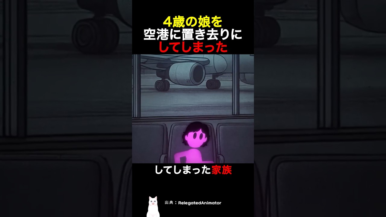 4歳の娘を空港に置き去りにしてしまった
