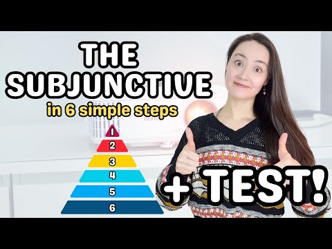 THE SUBJUNCTIVE in 6 simple steps + TEST! I suggest that you watch this lesson ;)