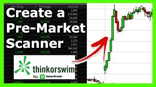 How to Create a Pre-Market Scanner on Thinkorswim (TD Ameritrade)