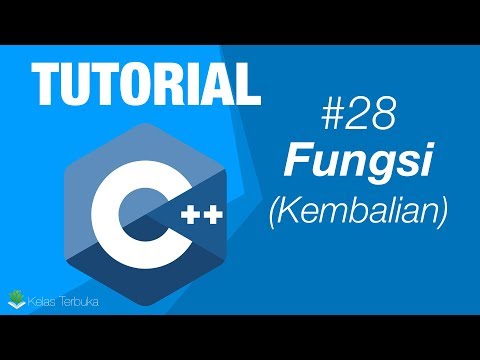 Belajar C Dasar 28 Fungsi Dengan Kembalian return