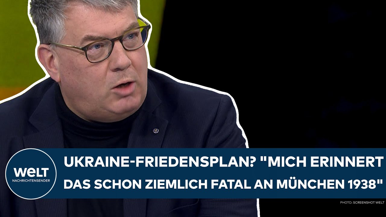 UKRAINE-KRIEG: Friedensplan? "Mich erinnert das schon ziemlich fatal an München 1938!"