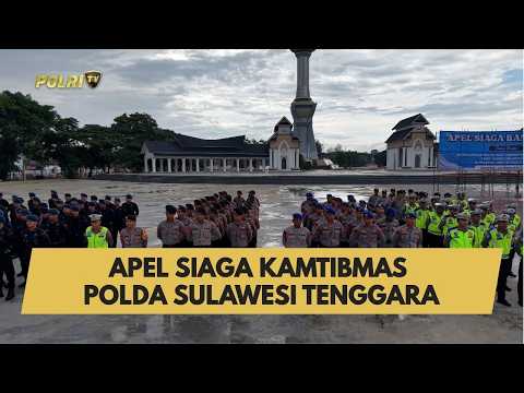 APEL SIAGA KAMTIBMAS POLDA SULAWESI TENGGARA