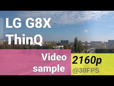 LG G8X ThinQ 2160p video at 30fps