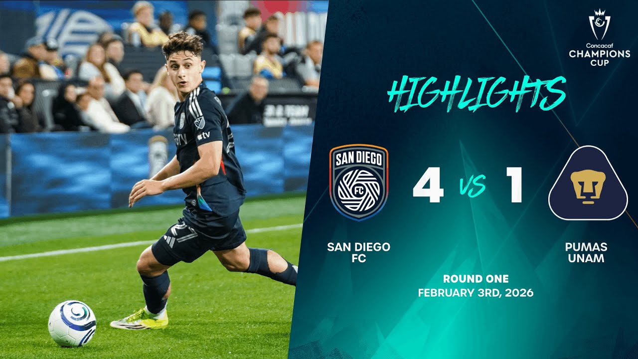 San Diego vs Pumas UNAM Highlights