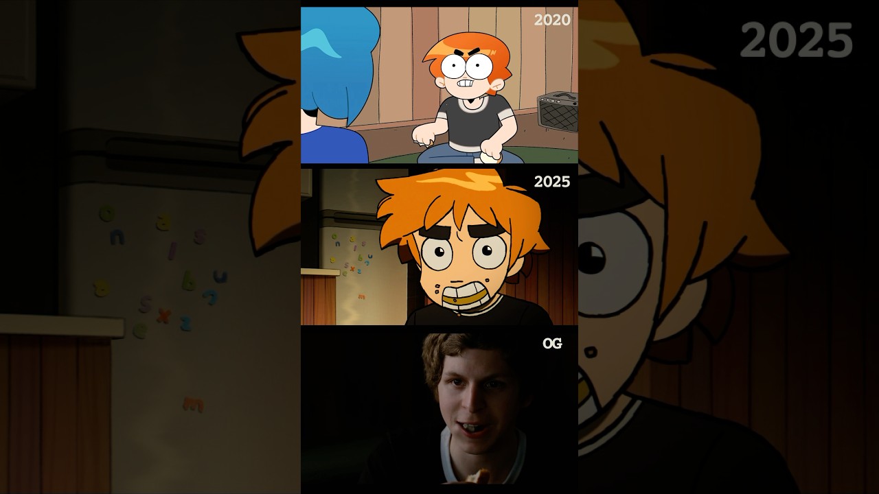 I animated the same shot from Scott Pilgrim 5 years later #scottpilgrim #animation