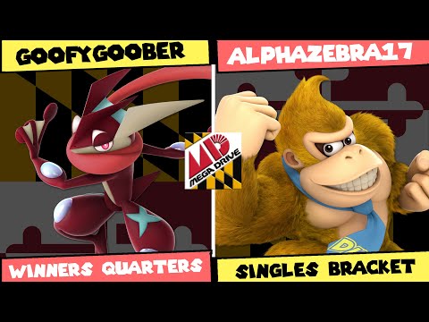 Mega Drive #65: GoofyGoober (Greninja) Vs AlphaZebra17 (DK, Cloud) Winners Quarters SSBU