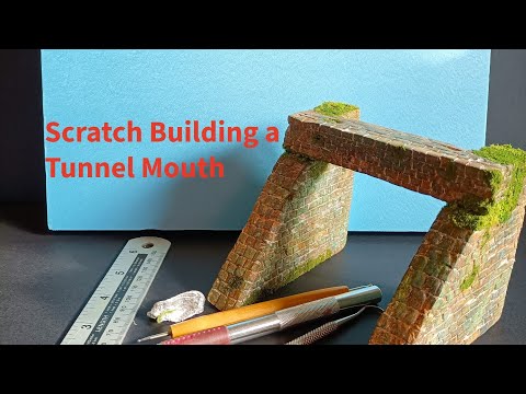 This week, scratch building a tunnel Mouth, scribing, detailing and Backscene planning.