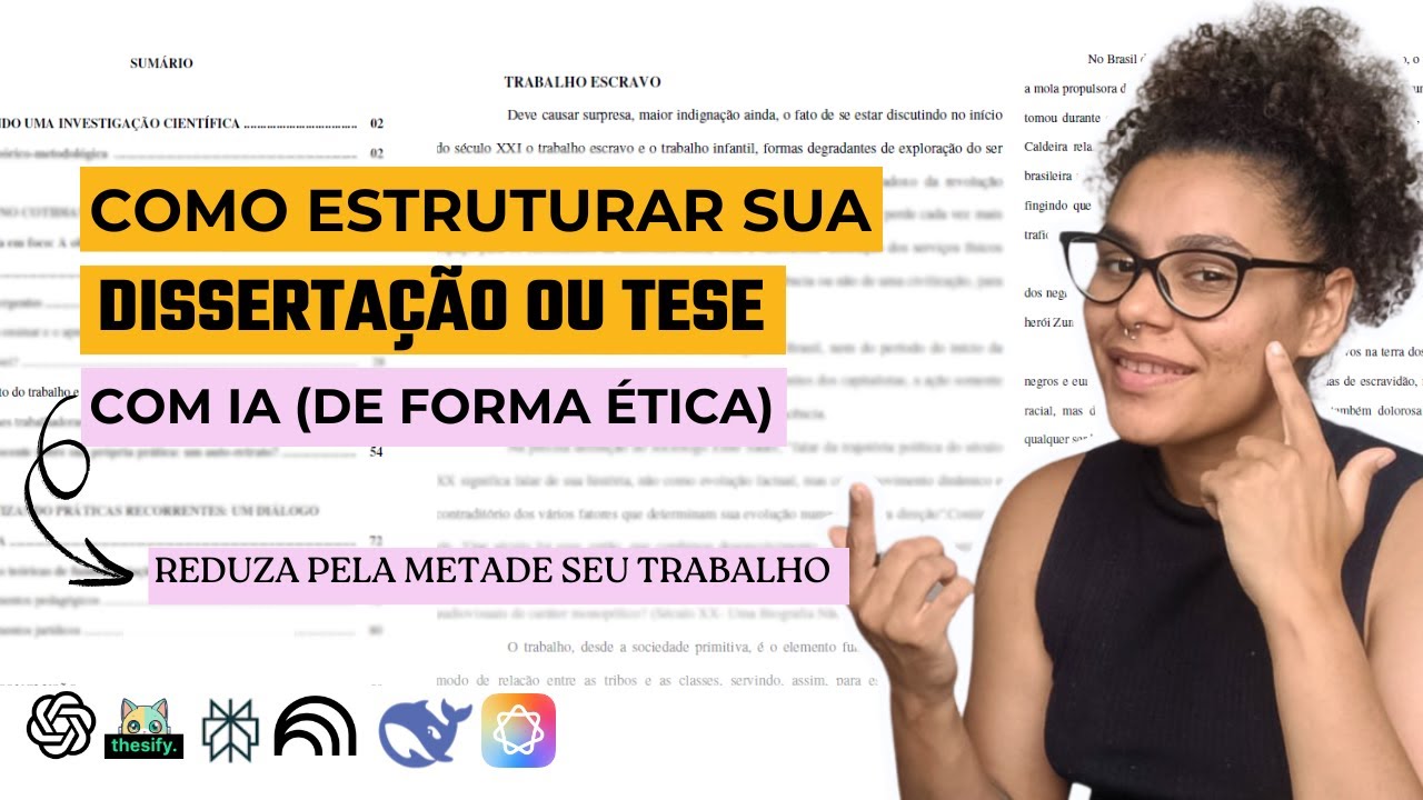 Sistema de Escrita de Dissertações e Teses com IA (de Forma Ética)  -Reduza pela metade seu esforço