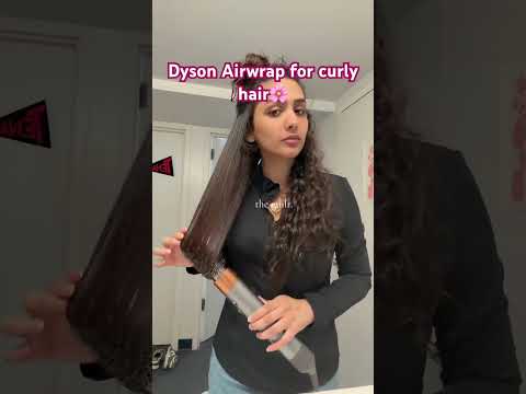 Dyson Airwrap for curly hair🌸#dyson #dysonhair #hairstyling #dysonairwrap #trending #viralvideo