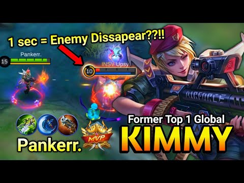 Kimmy Full Physical Build Delete Enemy in 1 sec!! | Former Top 1 Global Kimmy Pankerr.  - MLBB