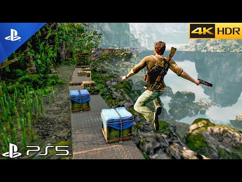 (PS5) UNCHARTED 2 INSANE Train Fight Scene | High Graphics Gameplay [4K 60FPS HDR]