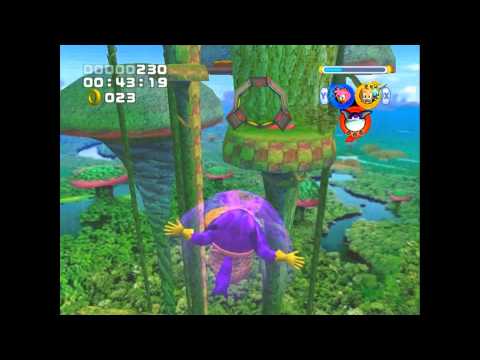 Sonic Heroes: Frog Forest - Team Rose - Speed Run (0:57:74)