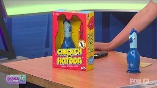 Learning how to play Chicken vs. Hotdog game