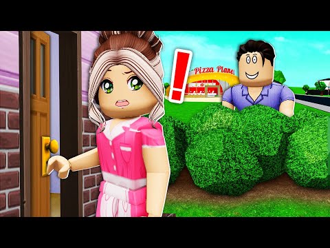 I Worked As A Waitress.. Weird Customer FOLLOWED Me Home! (Roblox)
