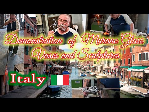 Glass making workshop In a Murano Glass Factory || Murano Glass Factory || Italy || FloatingFeathers