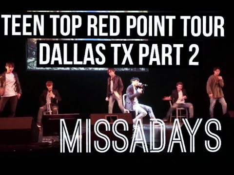 Unforgettable Fan Moments | TEEN TOP RED POINT TOUR DALLAS TX PART 2 (한국어 번역 있습니다 ^^)