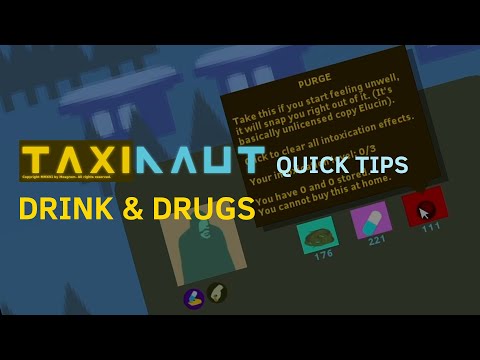 TAXINAUT quick tips: Drink & Drugs