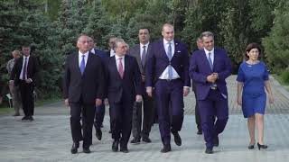 Встреча министров иностранных дел Армении и Грузии Зограба Мнацаканяна и Давида Залкалиани